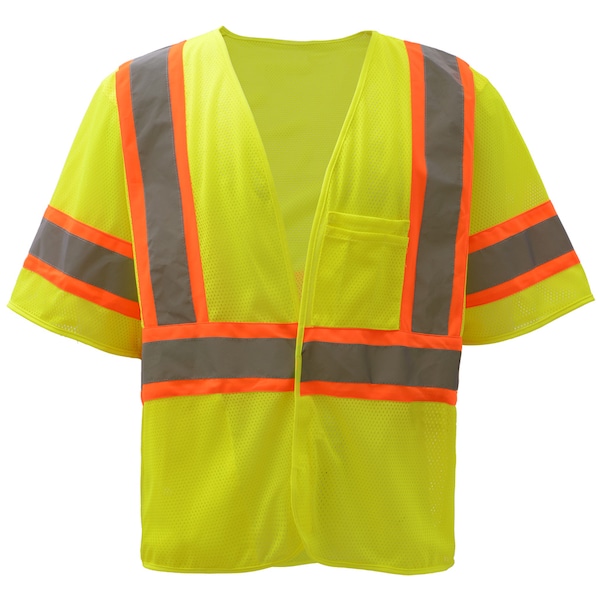Gss Safety Non-ANSI Lightweight Rip Stop Button Front Shirt, 96
