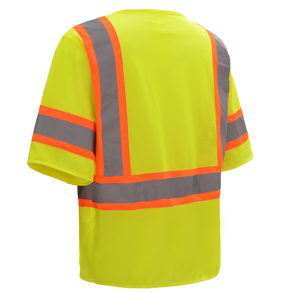Gss Safety Non-ANSI Lightweight Rip Stop Button Front Shirt, 96
