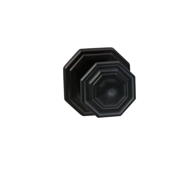 Omnia Knob 2-5/8" Rose Priv 2-3/8" BS T 1-3/4" Doors Oil Rubbed Bronze 201 201/00B.PR10B - main