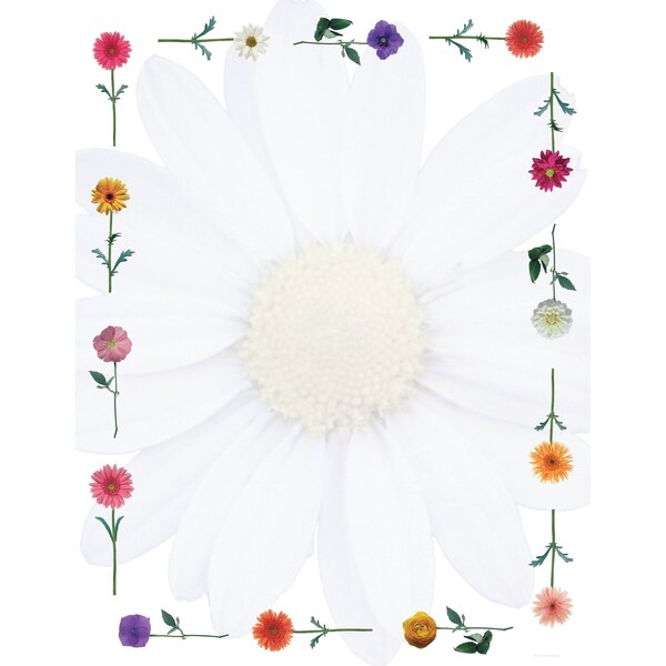 Great Papers Stationery Letterhead, Daisies, 8, PK80 2013178 - main