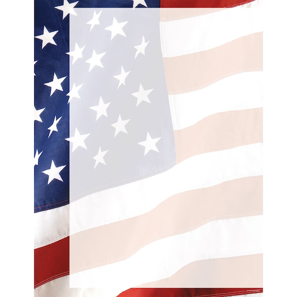 Great Papers Stationery Letterhead, Old Glory, PK80 2013187 - main