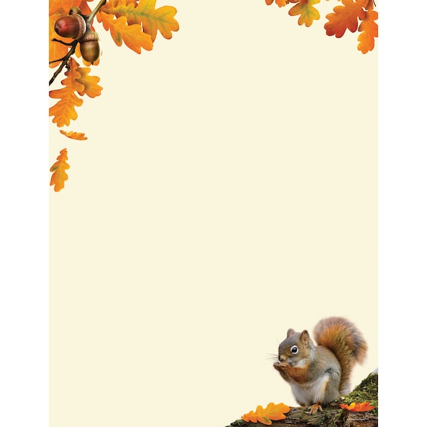 Great Papers Stationery Letterhead, Acorn, 8.5x11", PK80 2017013 - main