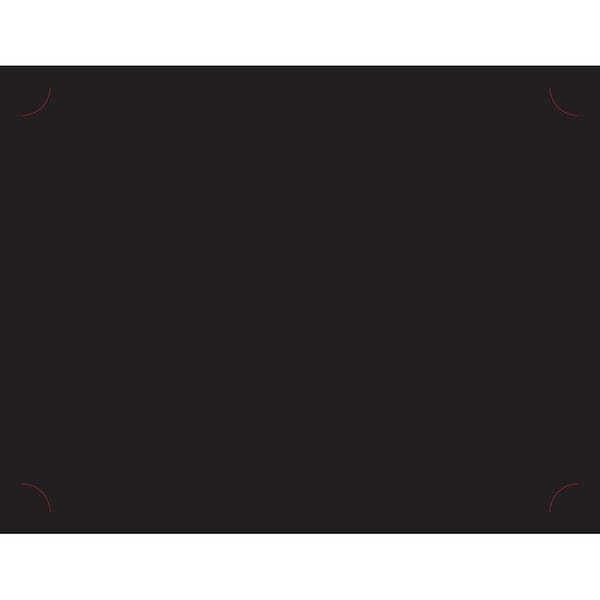 Great Papers Certificate Backer, Black, 12"x9.3, PK10 2019013 - main