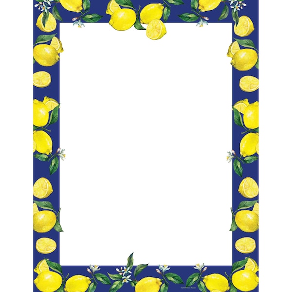 Great Papers Stationery Letterhead, Lemon Drop, PK80 2019042 - main