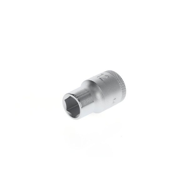 Gedore 1/2" Drive, 12mm Metric Socket, 6 Points, 1/2", 12mm 19 12 - main
