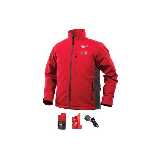 Milwaukee Tool M12 Heated ToughShell Jacket Kit 2X (Red) 202R-212X | Zoro