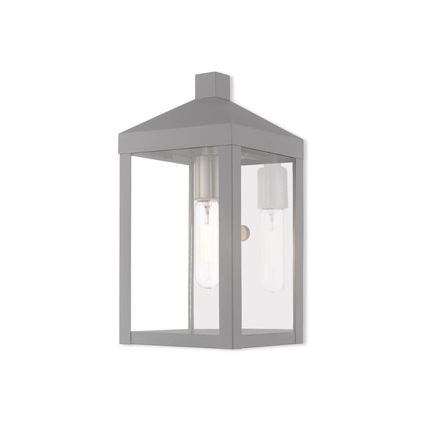 Livex Lighting Nyack 1 Light Nordic Gray Outdoor Wall Lantern 20582-80 - main