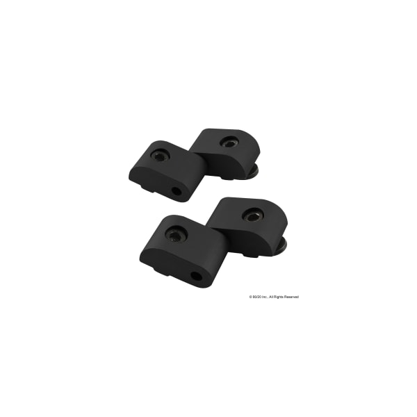 80/20 Black 10 S Left Hand Lift-Off Hinge Assy 2065-BLACK - main