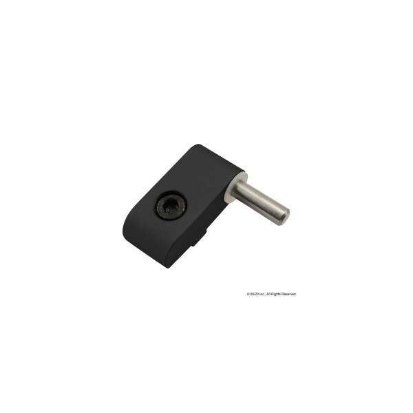 80/20 LiftOffHinge, Alum, Blk, 7/8in, 121/32in 2093-BLACK - main