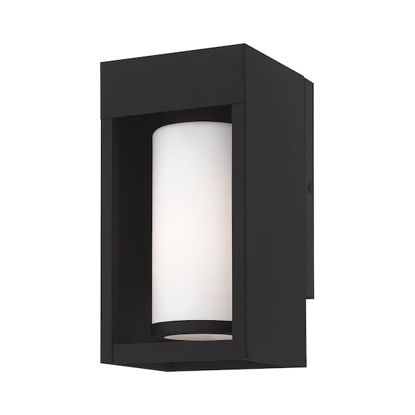 Livex Lighting Bleecker 1 Light Black Outdoor Wall Lantern 20981-04 - main