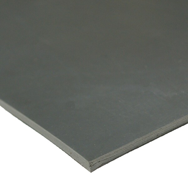 Zoro Select 1/4" SBR Rubber Sheet – 12x12, 70A Durometer – General Purpose – BULK-RS-SBR75-161