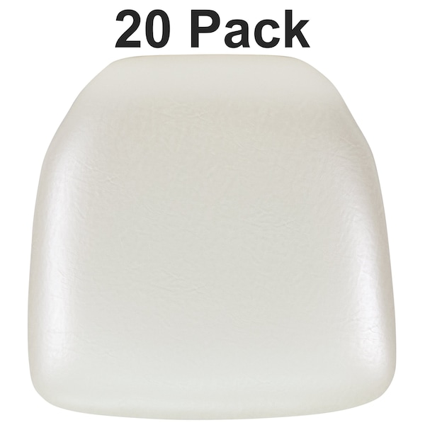 Flash Furniture Hard Ivory Vinyl Chiavari Chair Cushion, PK20 20-BH-IVORY-HARD-VYL-GG - main