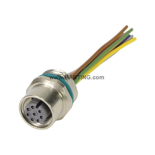 Harting M12 Circular Connector, 8 Poles, 2 A 21033176805 - main