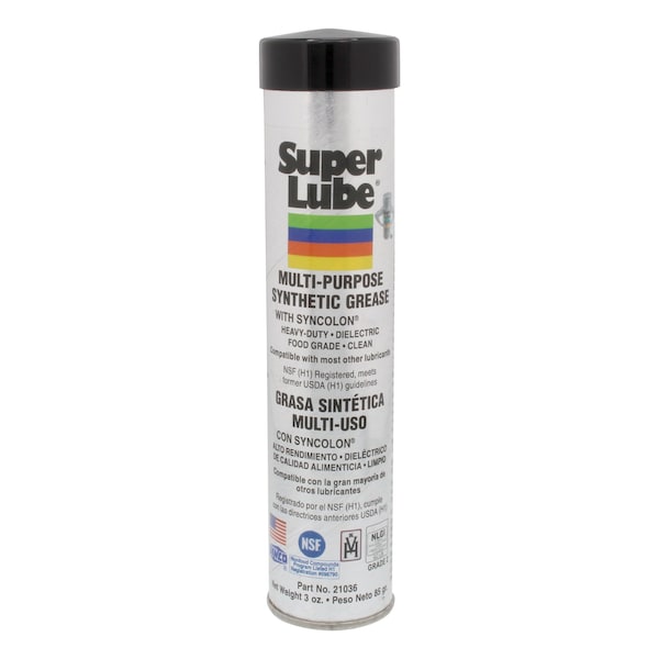 Super Lube 3 oz., Cartridge, Synthetic, White 21036 - main