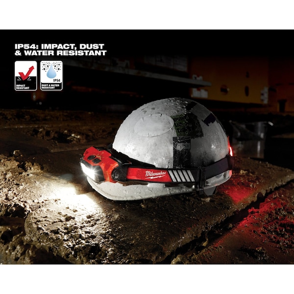 MILWAUKEE REDLITHIUM™ USB BEACON™ Rechargeable Hard Hat Light