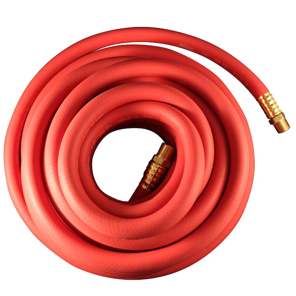 Milton Rubber Air Hose-25ft., 1/4" Idx1/4" Npt 1630 - main
