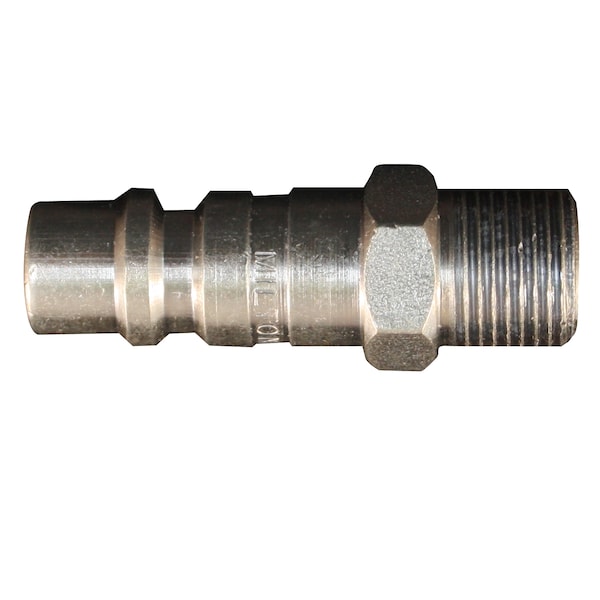 Milton G Style Industrial Plug, 3/8" MNPT, PK100 1859BK - main