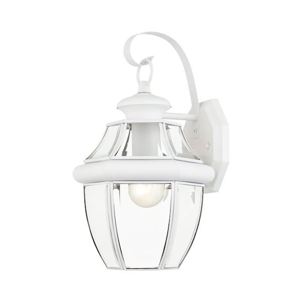 Livex Lighting Monterey 1 Light White Outdoor Wall Lant 2151-03 - main