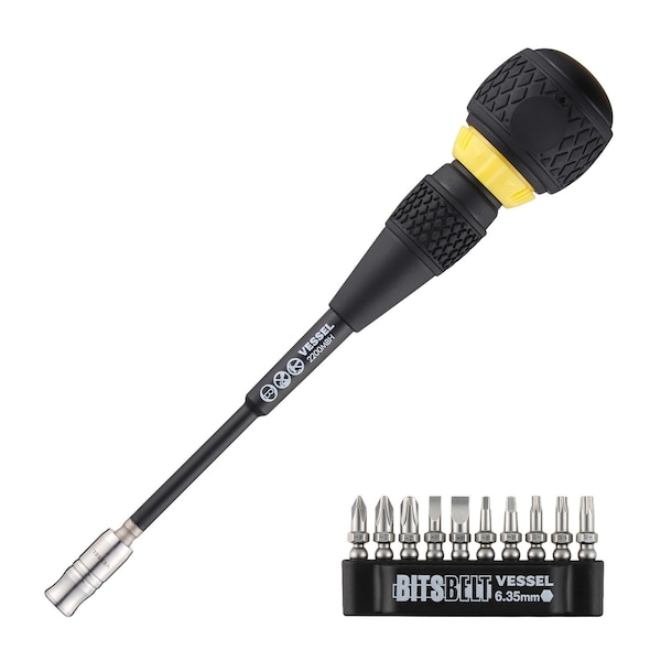 Vessel Ratchet Screwdriver, 10PCS Bit Set 2200MBH120K01 - main
