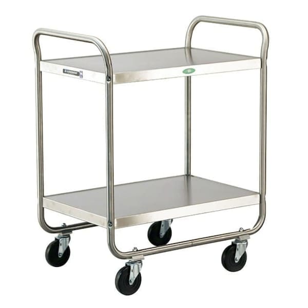 Lakeside Tubular Frame Stainless Steel 2-Shelf Cart; 500 lb Capacity, 18"x27" 221 - main