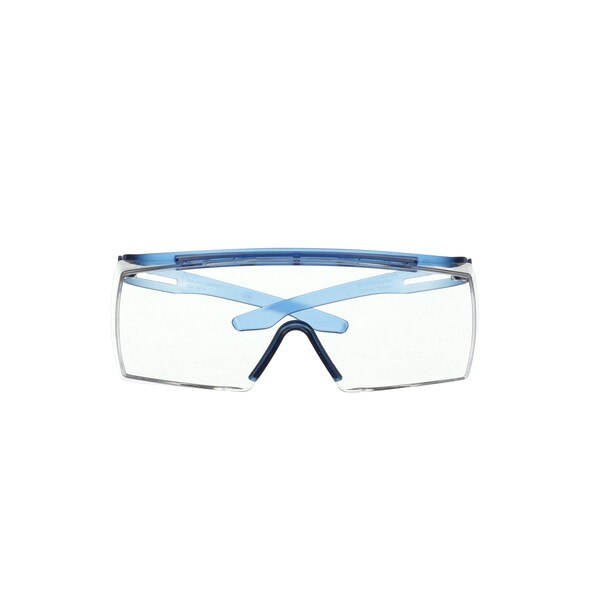 3M Peltor SecureFit 3700, Safety Glasses, Anti-Scratch, Clear Lens, Blue Frame, Frameless SF3701AS-BLU - main