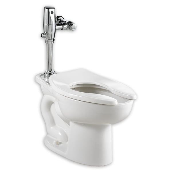 American Standard Madera El-1.6 Slctrn Fv Systm, 1.6 gpf, Flushometer, Floor Mount, Elongated, White 2234.660.020 - main