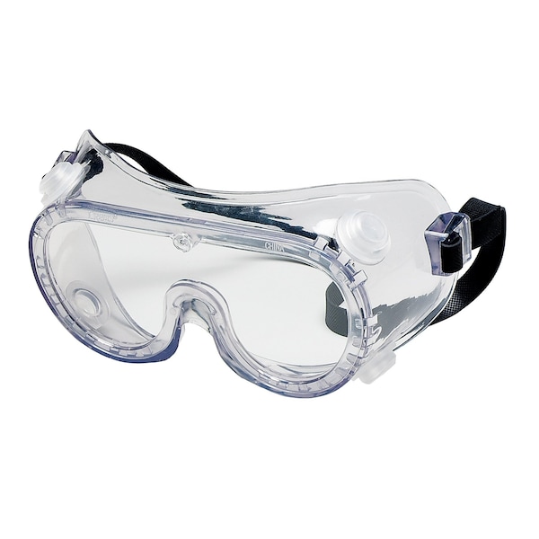 Mcr Safety Safety Goggles, Clear Lens, Anti-Fog, Indirect Vent, PVC Frame, Rubber Strap, 22 Series, 36 PK 2235R - main