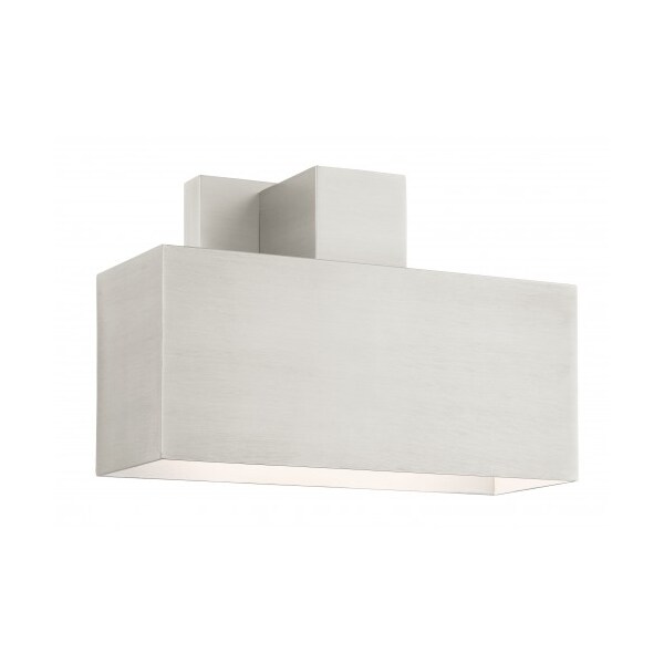 Livex Lighting Brushed Nickel Outdoor ADA Wall Sconce, 1 22423-91 - main