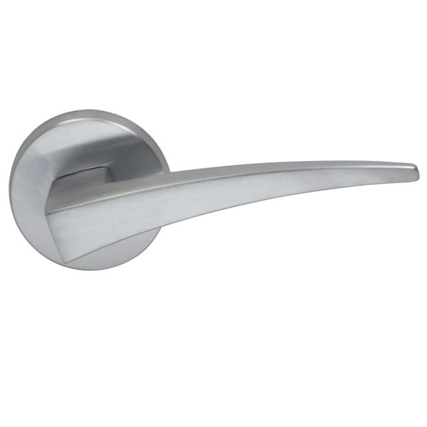 Omnia Privacy 2-3/4" Backset, T Strike, 1-3/8" Doors Satin Chrome 227 Lever 227/00A.PR3 - main