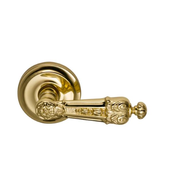 Omnia Lever Privacy 2-3/8" Backset, T Strike, 1-3/4" Doors Bright Brass 231 231/00B.PR1 - main