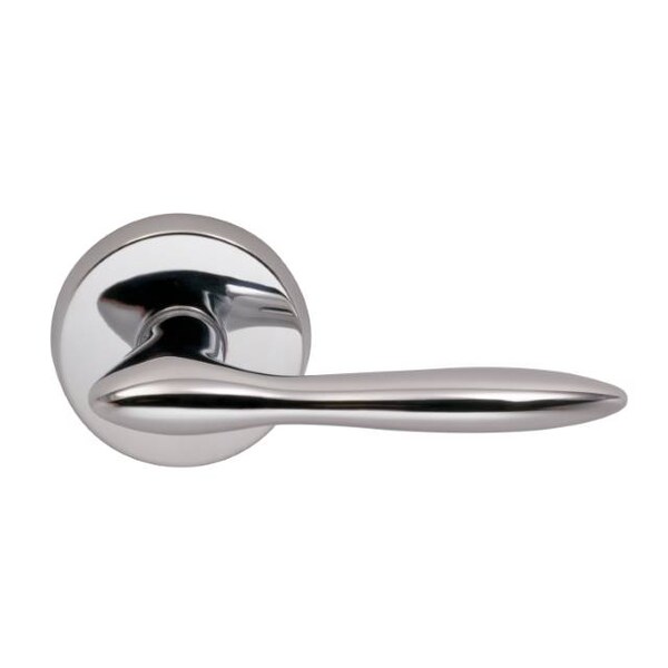 Omnia Lever Pass 2-3/4" BS Full Lip 1-3/8" Doors Bright Chrome 236 236/00AF.PA2