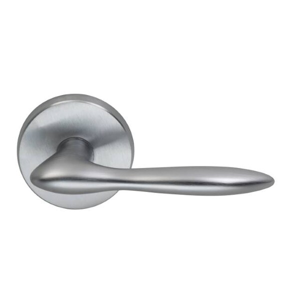 Omnia Lever Passage 2-3/4" Backset, T Strike, 1-3/8" Doors Satin Chrome 236 236/00A.PA3
