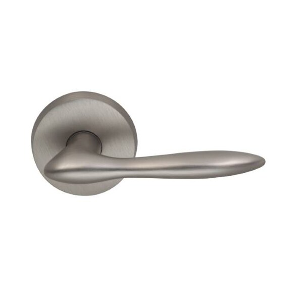 Omnia Lever Passage 2-3/8" Backset, T Strike, 1-3/4" Doors Satin Nickel 236 236/00B.PA15