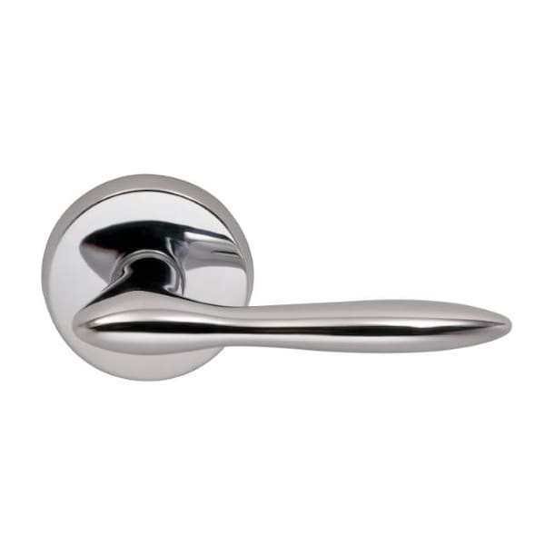Omnia Lever Passage 2-3/8" Backset, T Strike, 1-3/4" Doors Bright Chrome 236 236/00B.PA2