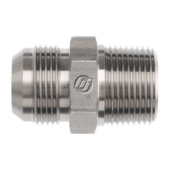 HT Hydraulic Adapter Fitting – 3/8" Male JIC X 1/4" Male NPT, 2404-06-04, Open Box