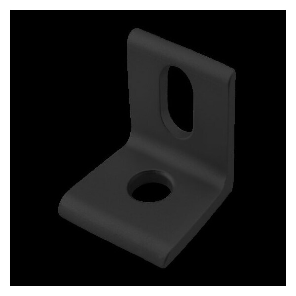 80/20 Black 15 S Panel Mount Bracket 2430-BLACK - main