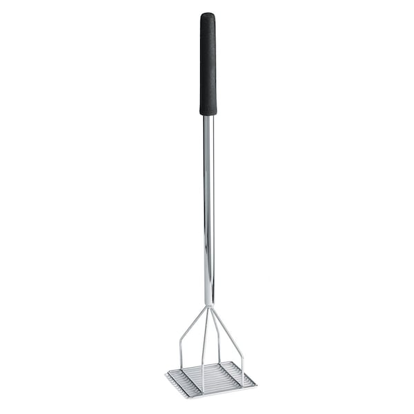 Tablecraft Sq Face Bean Masher, Chrm Metal, 24" L, 6" 2455 - main