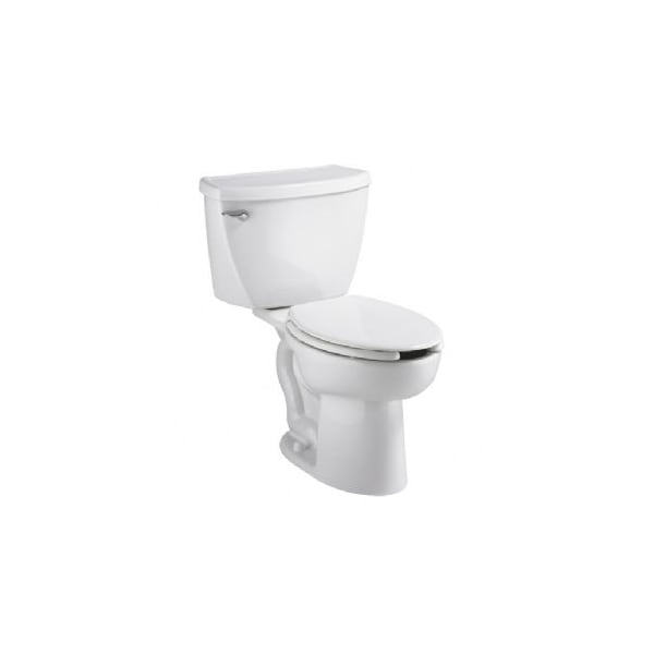 American Standard CadetRh El 1.6GPF wBp Slots Combo, 1.6 gpf, Pressure Assist Tank, Floor Mount, Elongated, White 2467.164.020 - main