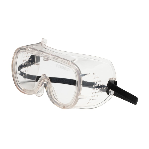 Bouton Optical Safety Goggles, Clear Lens, Uncoated, Direct Vented, Elastic Strap, 440 Basic Series 248-4400-300 - main