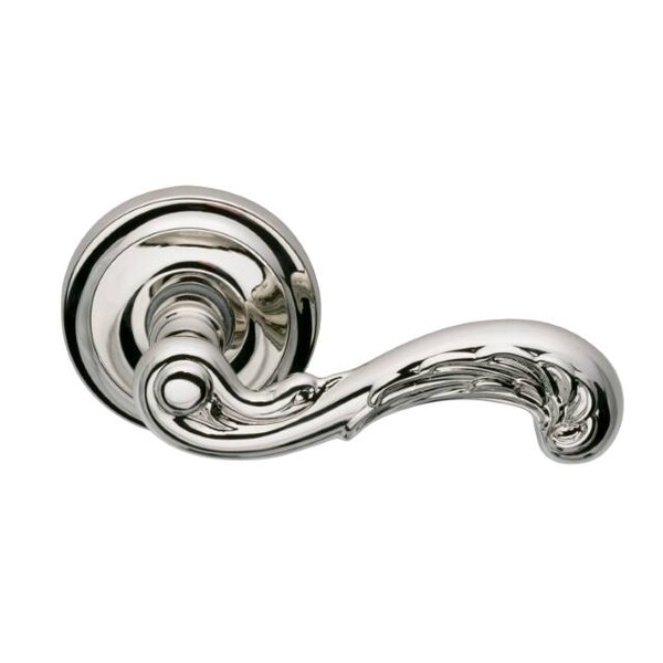 Omnia Lever Pass 2-3/8" BS Full Lip 1-3/8" Door Thickness Bright Nickel 251 251/00F.PA14