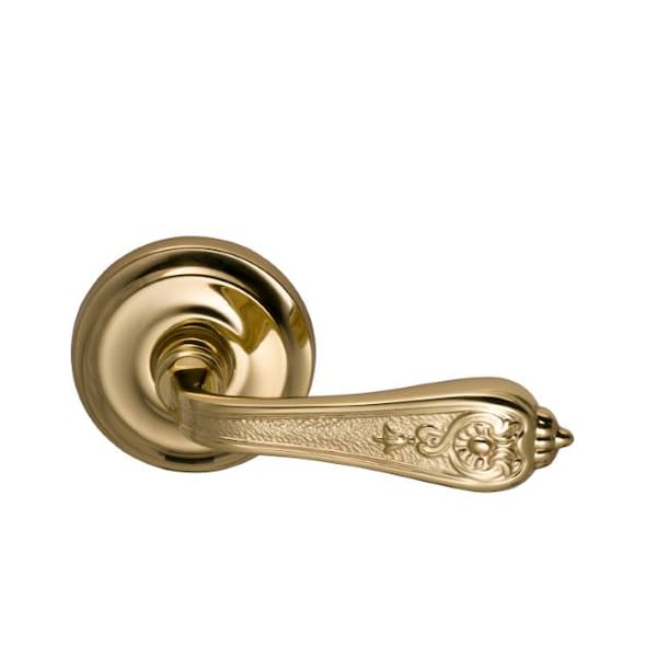 Omnia Lever Priv 2-3/4" BS Full Lip 1-3/8" Door Thickness Bright Brass 252 252/00AF.PR1 - main