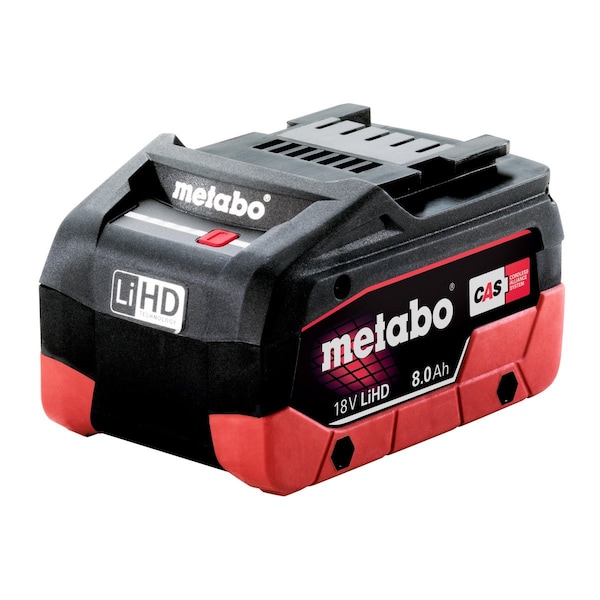 Metabo 18.0V Li-Ion Battery, 8.0Ah Capacity 18V 8.0Ah LiHD - main