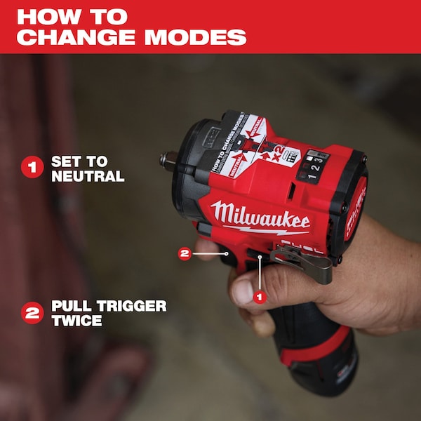 まるまる˚✧₊⁎ Milwaukee M12 FUEL 12V Li-Ion Brushless Cordless Stubby 3/8 in