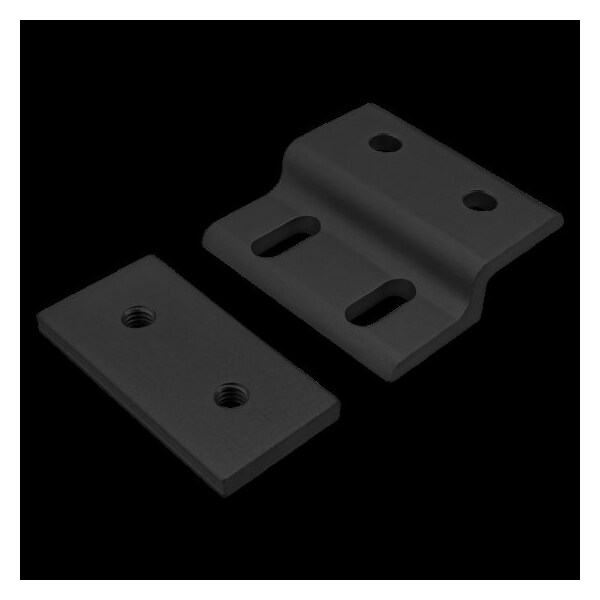 80/20 Sgl Mesh Retainer 50mm W/Dbl Back Plate 25-2494-BLACK - main