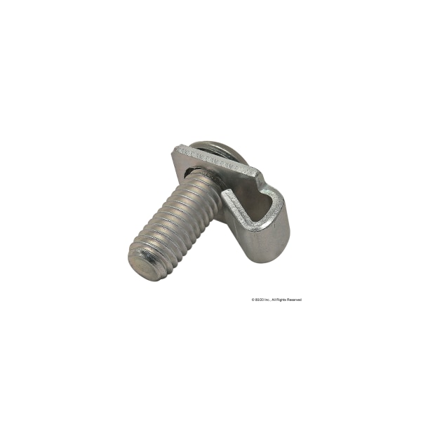 80/20 Sgl Tab 25 S End Fastener W/M6 Screw 25-3383 - main