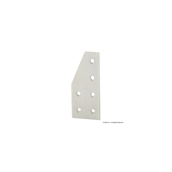 80/20 JoiningPlate, Aluminum, Silver, 100mm, 4mm 25-4120 - main