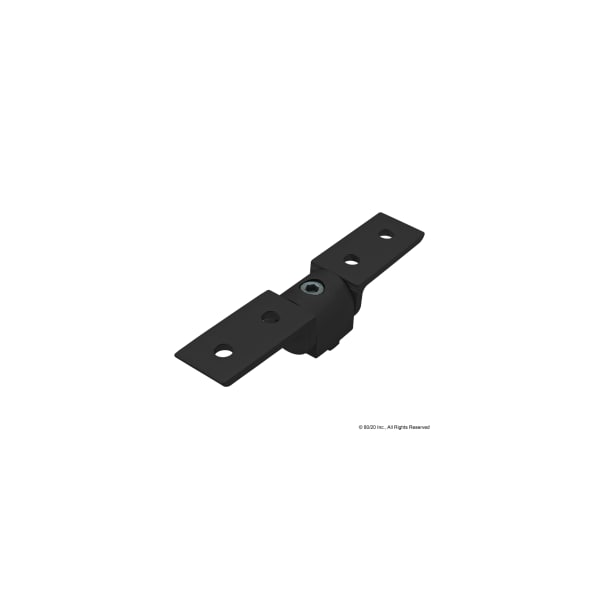 80/20 Black 25 S 0 Degree "L" Arm Pivot 25-4153-BLACK - main