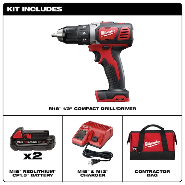 MILWAUKEE M18 Compact 1/2