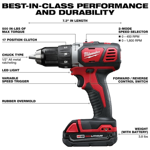 MILWAUKEE M18 Compact 1/2