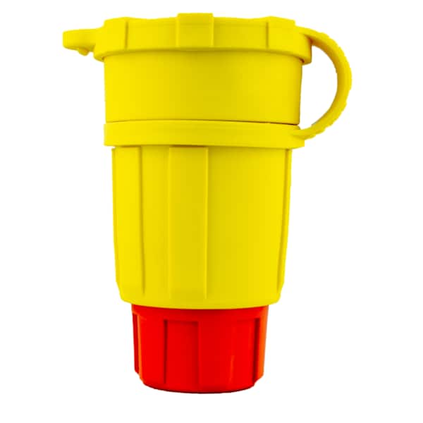 Ericson Locking Connector, L7-20R, 20 A, 277V AC, Three Phase, 2 Pole, Yellow 2414-CW6P-AM - main